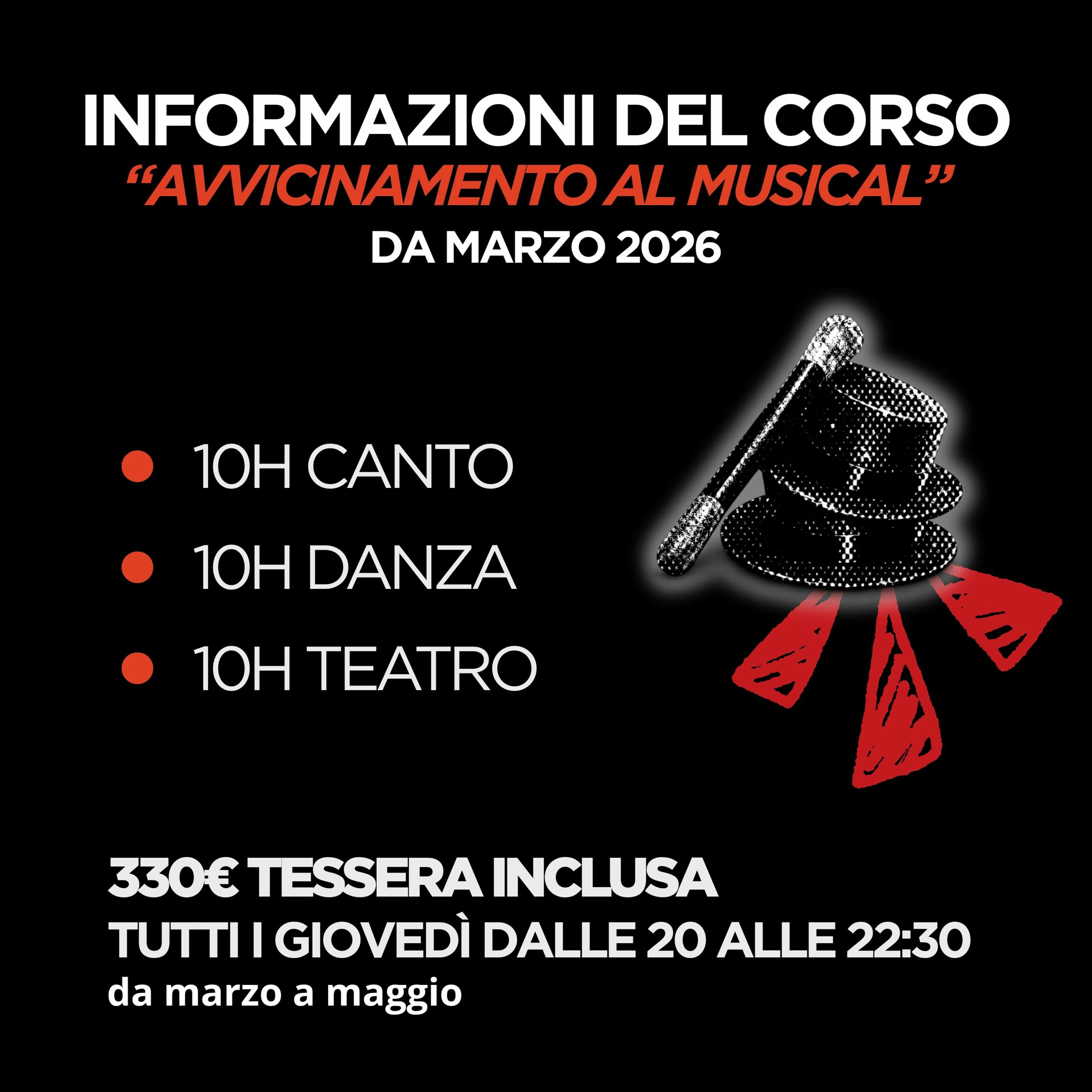 CORSO AVVICINAMENTO AL MUSICAL