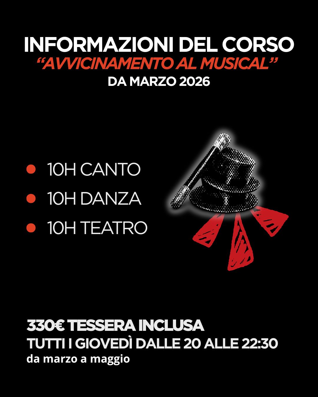 CORSO AVVICINAMENTO AL MUSICAL